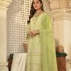 Light Green Color Semi Stitched Luxury Lawn Pakistani Salwar Suit