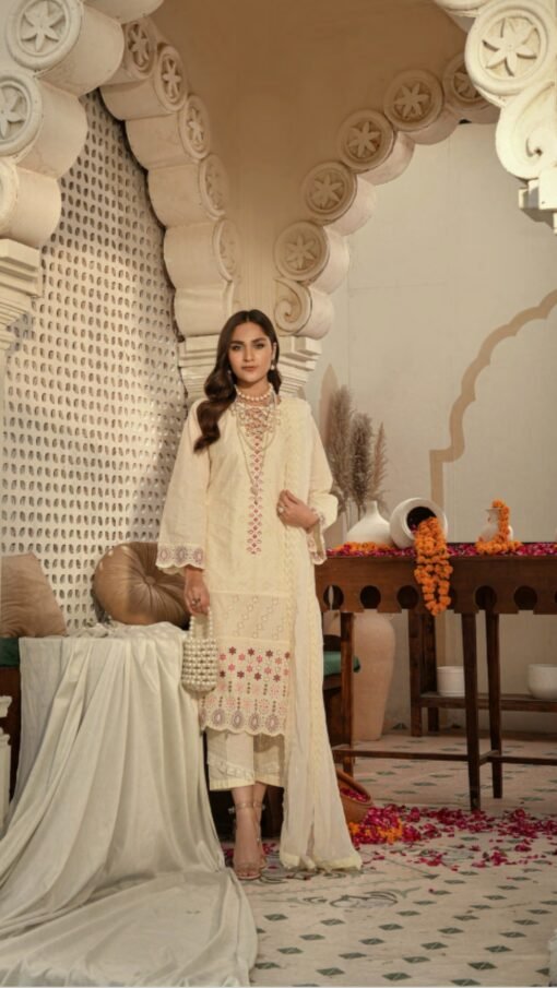 buy Deewan E Khaas Semi Stitched Luxury Lawn D 03 01 online in india