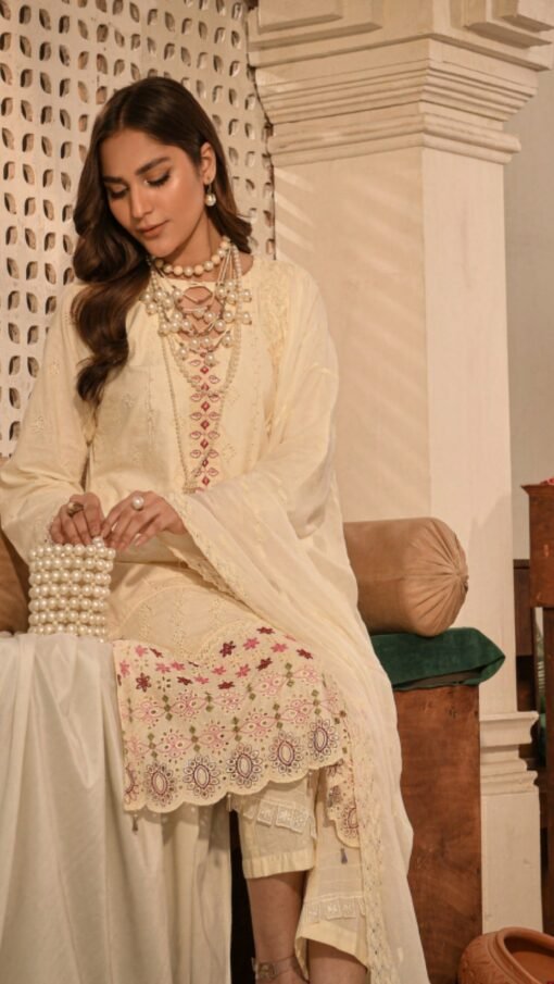 buy Deewan E Khaas Semi Stitched Luxury Lawn D 03 03 online in india