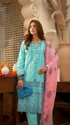 buy Deewan E Khaas Semi Stitched Luxury Lawn D 06 03 online in india