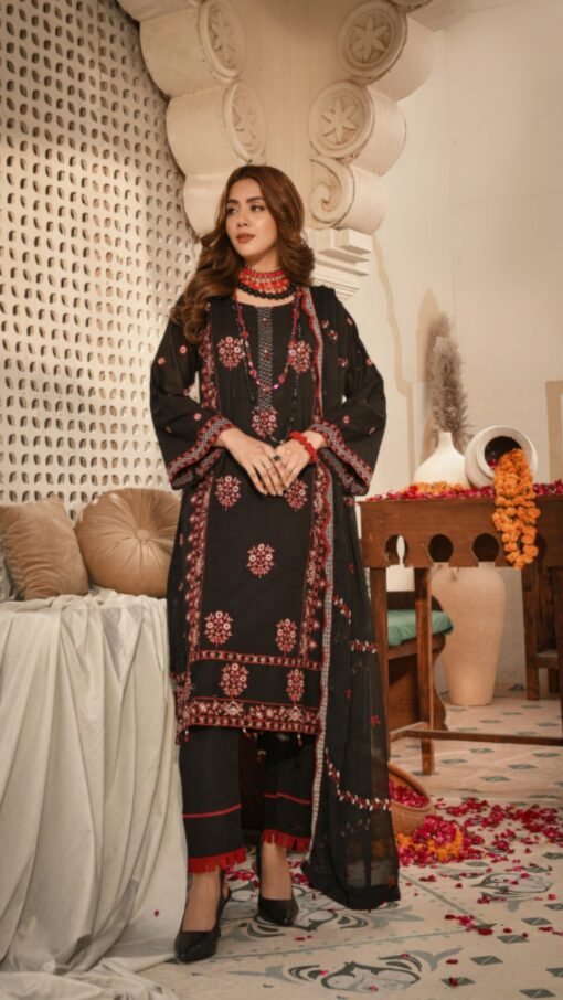 buy Deewan E Khaas Semi Stitched Luxury Lawn D 08 01 online in india