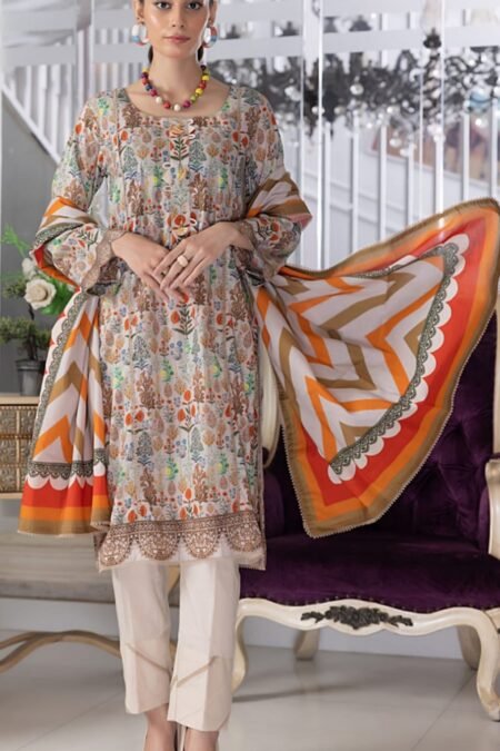 Salina Digital Printed Lawn Vol-2 | D-12