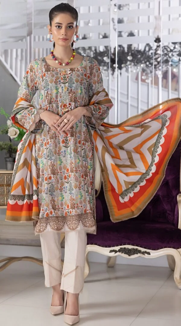 Salina Digital Printed Lawn Vol-2 | D-12