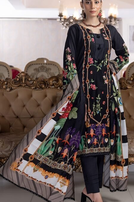 Salina Digital Printed Lawn Vol-2 | D-08