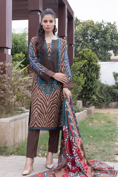 Salina Digital Printed Lawn Vol-2 | D-07