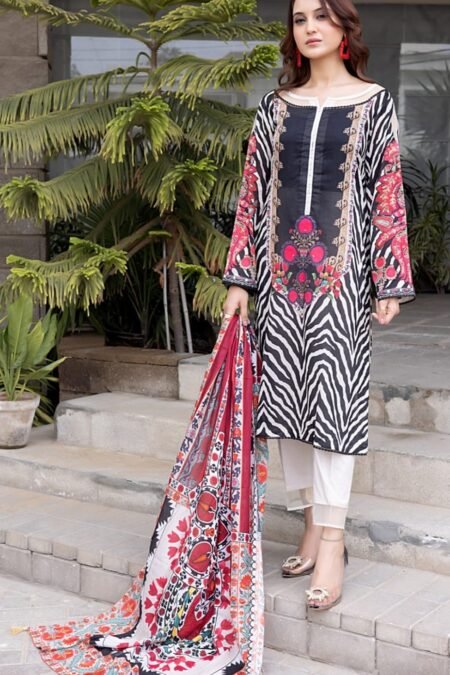 Salina Digital Printed Lawn Vol-2 | D-02