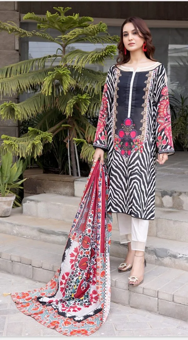 Salina Digital Printed Lawn Vol-2 | D-02