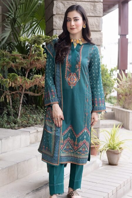 Salina Digital Printed Lawn D-01