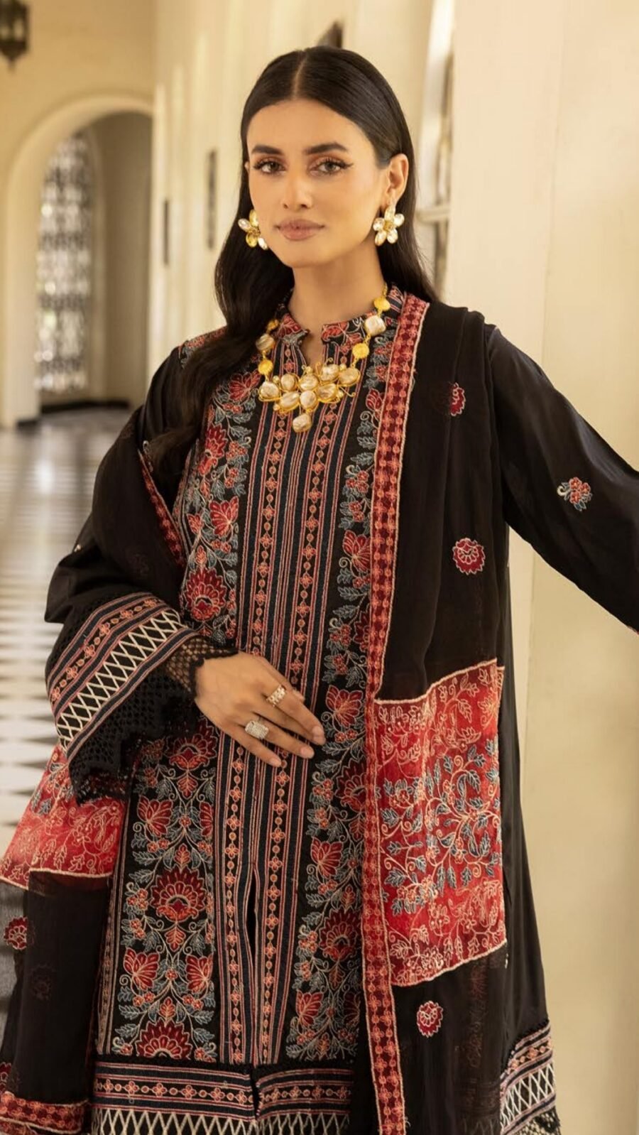 semi stitched pakistani suits online