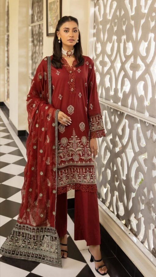 buy embroidered lawn collection by riaz arts d02 04 online in india