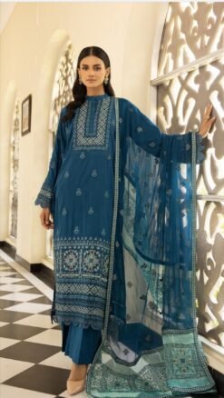 buy embroidered lawn collection by riaz arts d03 03 online in india