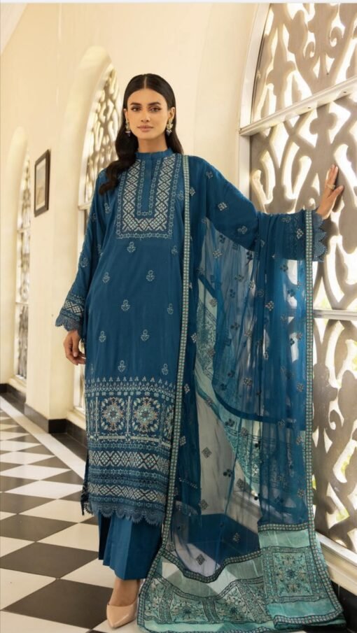 buy embroidered lawn collection by riaz arts d03 03 online in india