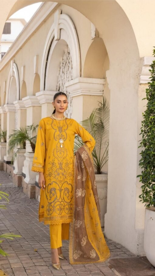 buy embroidered lawn collection by riaz arts d05 01 online in india