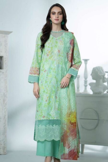 Sea Green Color Premium Lawn Pakistani Salwar Suit