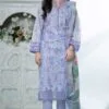Light Purple Color Embroidered Lawn Pakistani Suits
