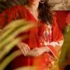 Red & Bolds Lawn Pakistani Suits By Gul Ahmed - D07