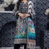 Black Color Pakistani Suits with Printed Lawn Dupatta