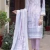 Sky Blue Color Printed Lawn Pakistani Dresses