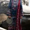 Blue Color Embroidered Unstitched Pakistani Salwar Kameez