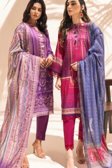 Colors Digital Printed Lawn By Al Zohaib