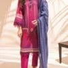 Maroon Color Printed Lawn Pakistani Dresses