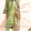 Green Color Printed Lawn Pakistani Salwar Kameez