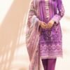 Purple Color Printed Lawn Pakistani Salwar Kameez