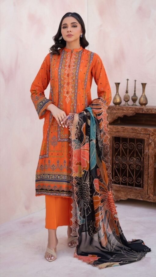 buy embroidered lawn gulljee d03 01 online in india