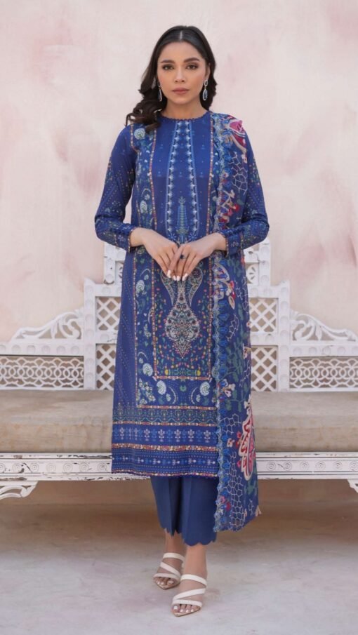 buy embroidered lawn gulljee d05 01 online in india