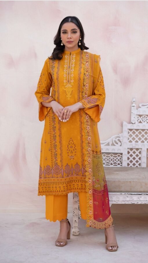 buy embroidered lawn gulljee d06 01 online in india