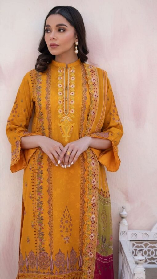 buy embroidered lawn gulljee d06 02 online in india