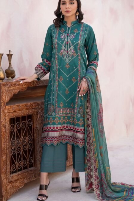 Embroidered Premium Lawn Suits | D-09