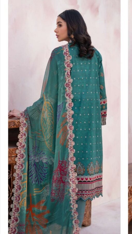 buy embroidered lawn gulljee d09 02 online in india