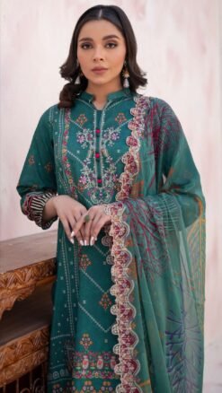 buy embroidered lawn gulljee d09 03 online in india