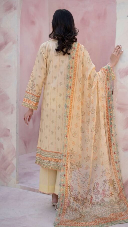 buy embroidered lawn gulljee d11 02 online in india