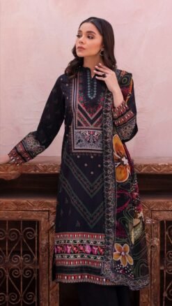 buy embroidered lawn gulljee d12 03 online in india