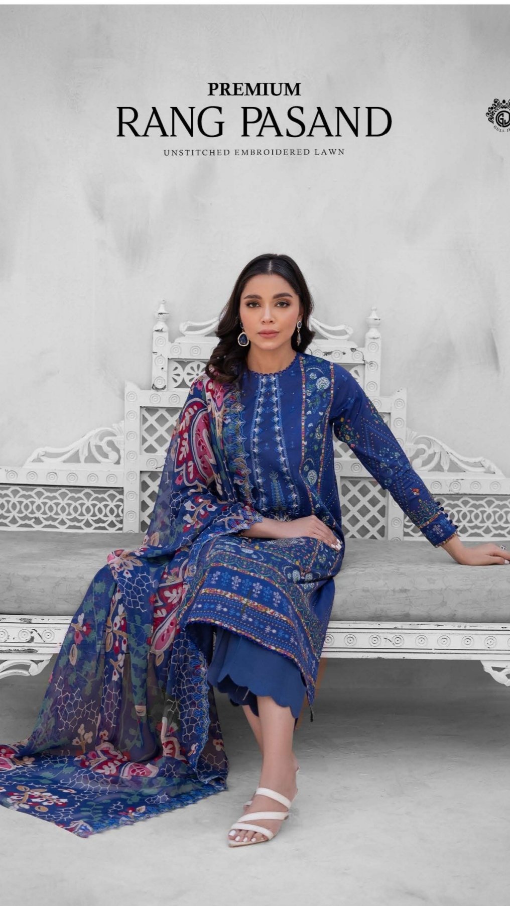 Embroidered Premium Lawn by GullJee
