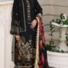 Black Color Embroidered Jacquard Pakistani Dresses