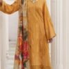 Mustard Color Embroidered Jacquard Pakistani Suit