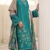 Dark Sea Green Embroidered Jacquard Pakistani Salwar Kameez