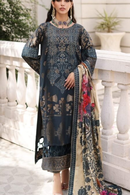 Colors Digital Printed Lawn Vol3 2024 - D01