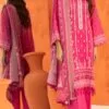Dark Pink Color Embroidered Unstitched Pakistani Dresses