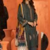 Dark Sea Green Color Embroidered Unstitched Pakistani Dresses