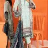 Dark Sea Green Embroidered Unstitched Pakistani Dress