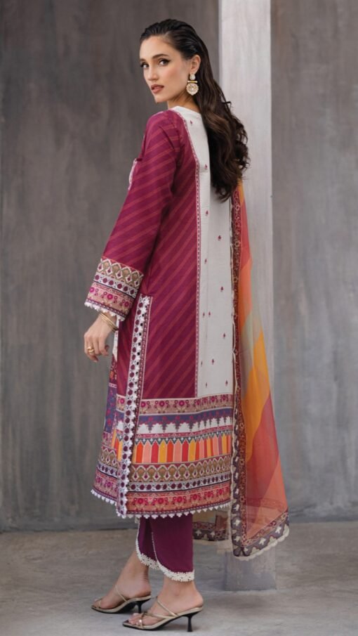 buy azalea unstitched printed lawn by roheenaz d01 02 online in india