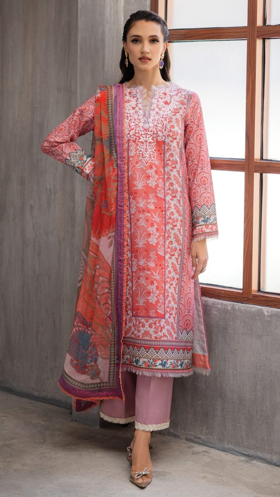 buy azalea unstitched printed lawn by roheenaz d02 01 online in india