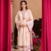 Light Pink Color Lawn Unstitched Pakistani Suit for women