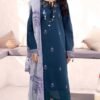 Blue Color Lawn Unstitched Pakistani Suit