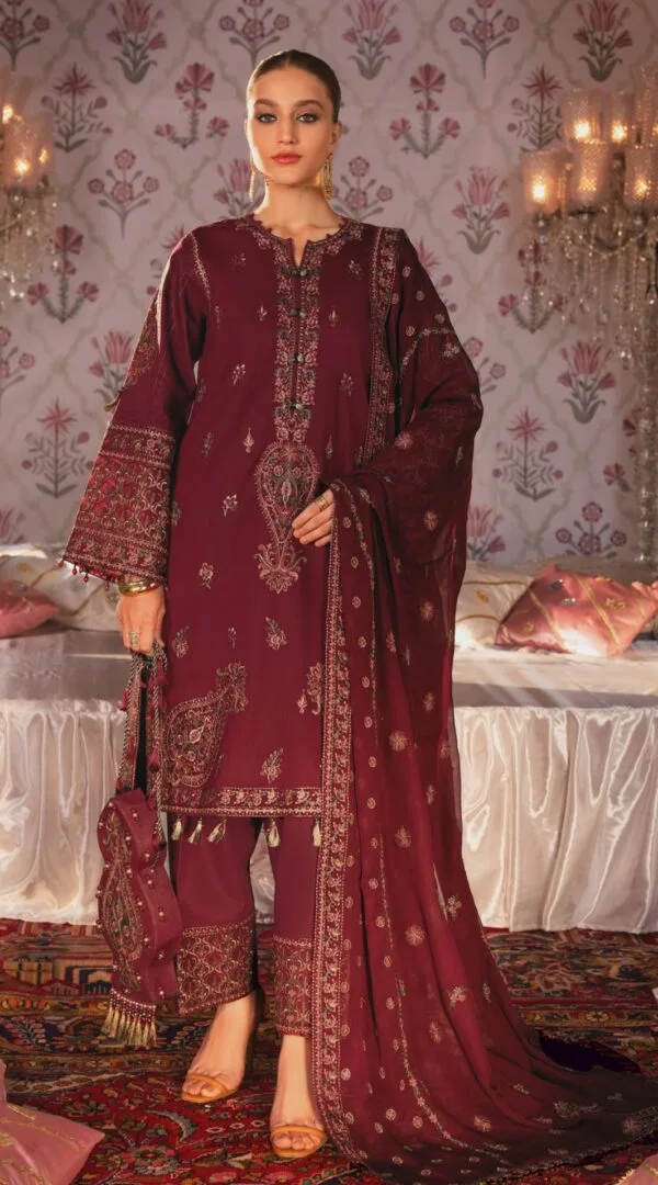 Rawayat Luxury Lawn By ALIZEH - 3 Piece Unstitched - D-02