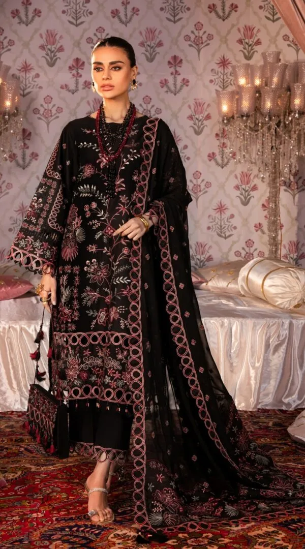 Rawayat Luxury Lawn By ALIZEH - 3 Piece Unstitched - D-01